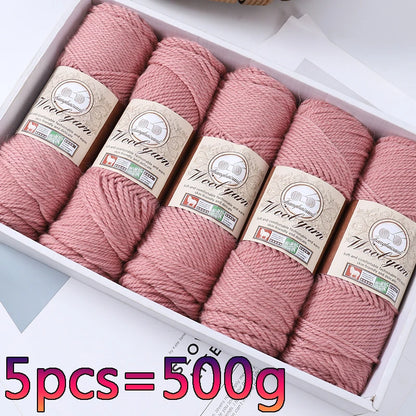 500g 1 Large Bag of Alpaca Wool Chunky Knitting Yarn, Handmade