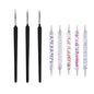 5/20Pcs Nail Art Brush Design Tip Painting Drawing Carving Dotting Pen