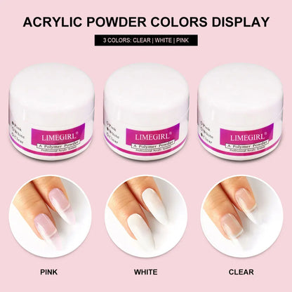 Nail Acrylic Powder and Liquid Monomer Nails Art Decoration For
