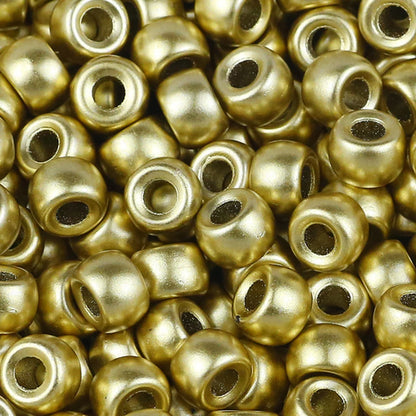 100/200/400pcs 6x9mm Solid Color Large Hole Pony Beads DIY Jewelry