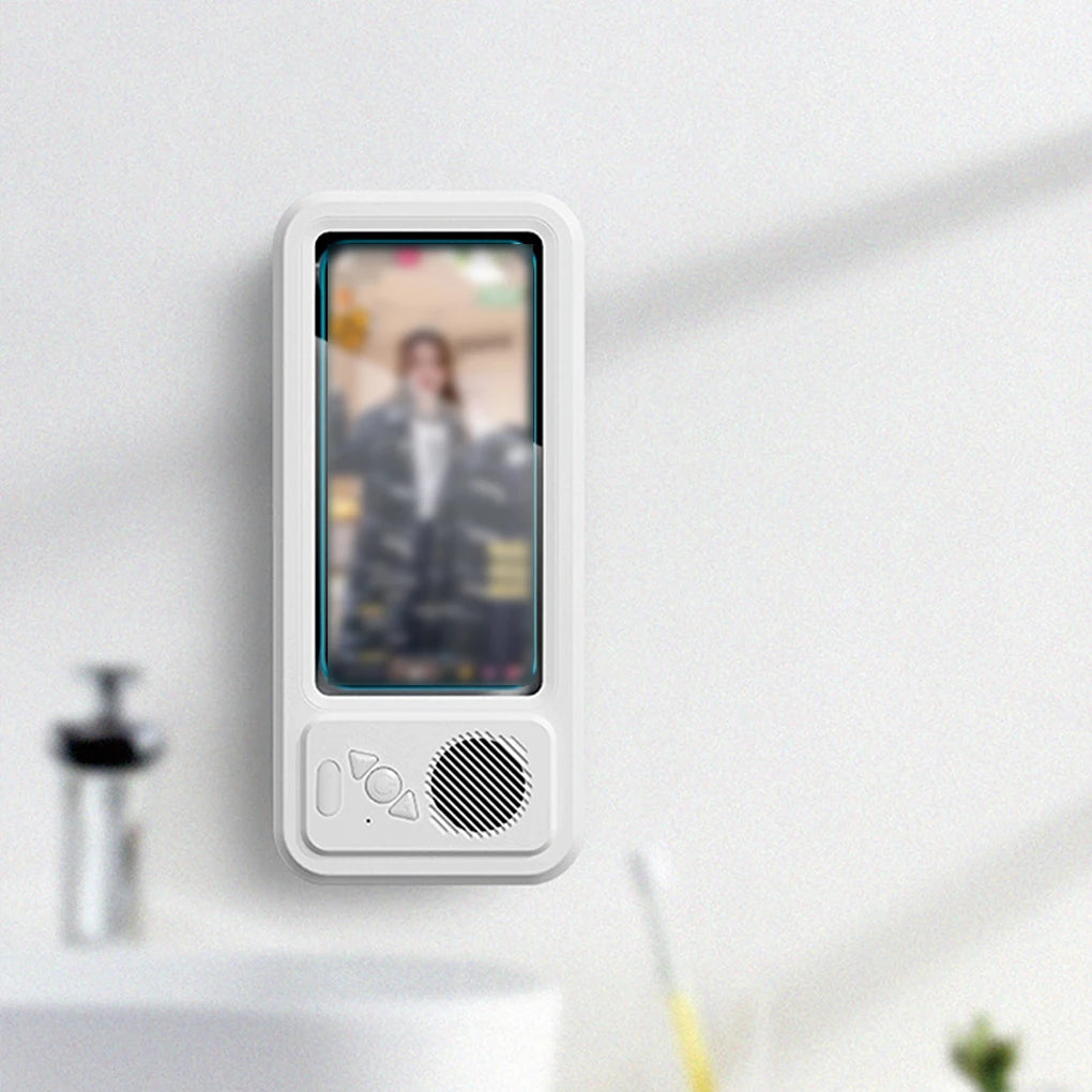 Wall Mounted IPX4 Waterproof Speaker Stand for Bath Phone Holder