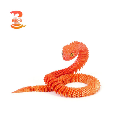 New 30cm 3D Printed Snake Decoration 3D Printed Animals Desk