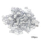 100pcs Hollow Out Hair Ring,Dreadlocks Beads Hair BraidRings Clips