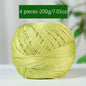 1PC Premium Mercerized Silk Lace Yarn Bundle-Soft, Durable, Vibrant
