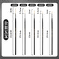 1/2/3/5pcs Rigger Artist Paint Brush Extra Long Fine Point Liner Tip