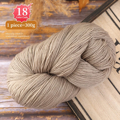 300g Alpaca Wool Yarn in Multiple Optional Colors, Used for Knitting