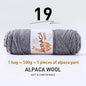 500g High-Quality Alpaca Wool Yarn 245 Thick Wool Yarn Casual Knitting
