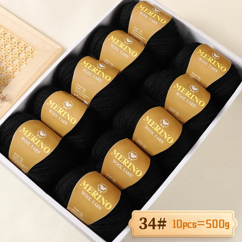 500g of High-Quality 212 Medium-Fine Alpaca Wool Yarn 10 pack