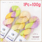 1Pc 100g/roll Merino Wool Yarn Handmade Dyed Wool Yarn Soft Sweater