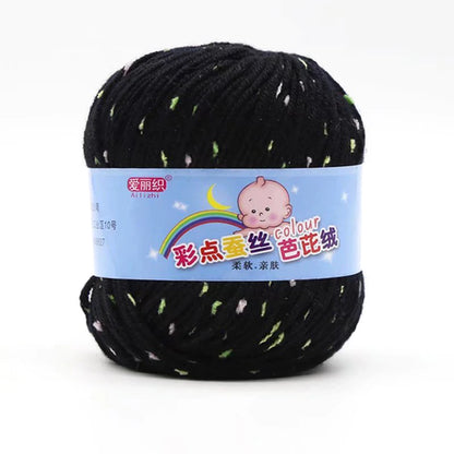 High Quality Worsted Wool Thread Colorful Eco-dyed Needlework Baby