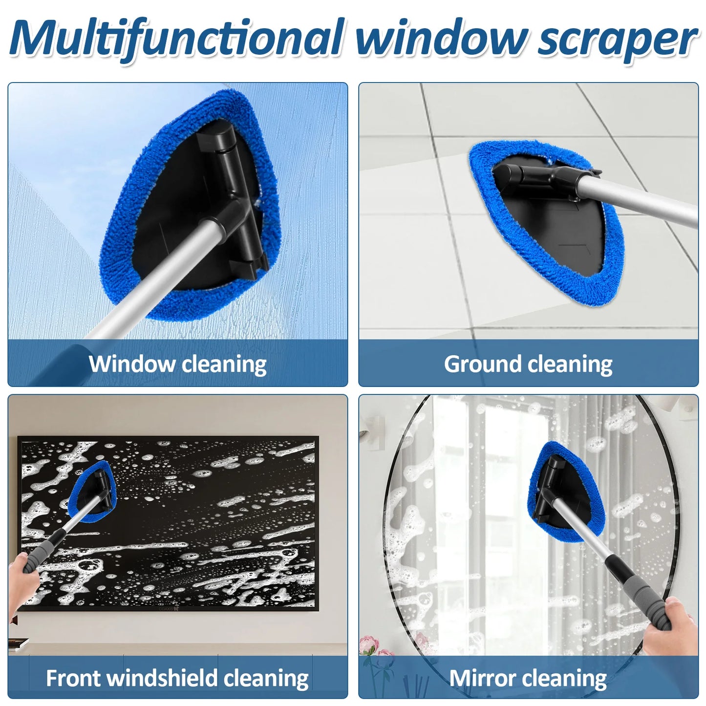 Car Windshield Water Scraping Telescopic Car Glass Car Window Wiper