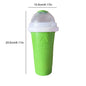 300ML Slushie Maker Cup Silicone Portable Smoothie Squeeze Cup Quick