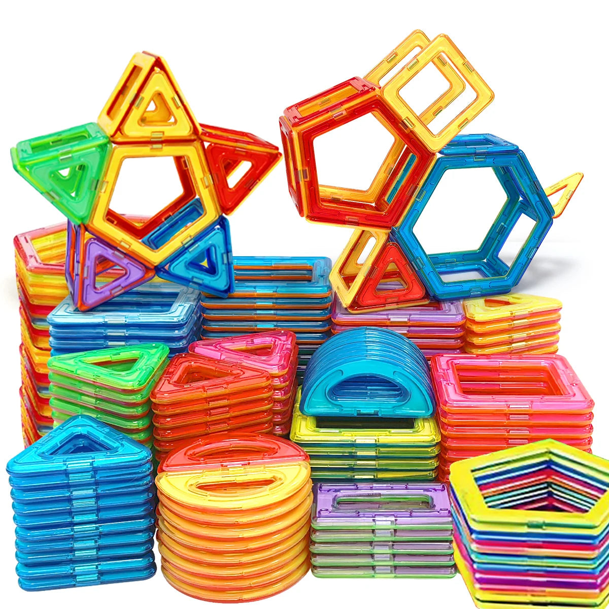 DIY Magnetic Block, Large STEM Construction Toy Set, Educational