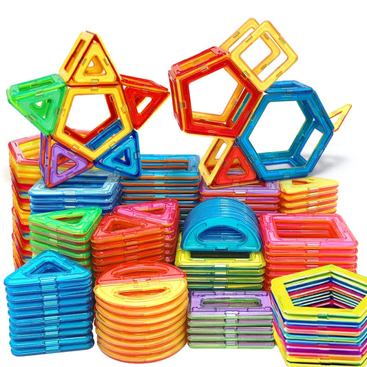 DIY Magnetic Block, Large STEM Construction Toy Set, Educational