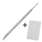 Double-Headed Stainless Steel Cuticle Remover Nail Pusher Exfoliation