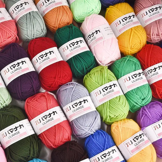 25g Soft Milk Cotton Knitting Yarn Anti-Pilling High Quality Knitting
