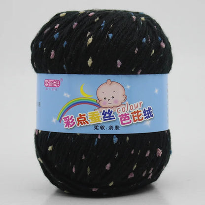 High Quality Worsted Wool Thread Colorful Eco-dyed Needlework Baby