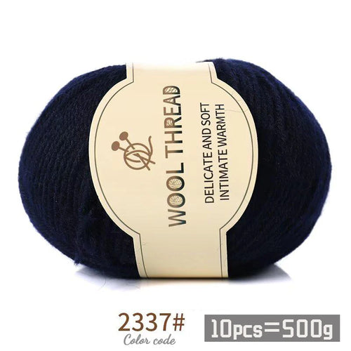 500g 290 Medium Coarse Combed Alpaca Wool Yarn, Autumn and Winter Warm