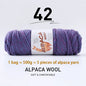 500g High-Quality Alpaca Wool Yarn 245 Thick Wool Yarn Casual Knitting