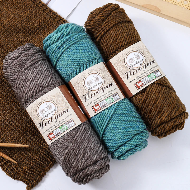 500g 1 Large Bag of Alpaca Wool Chunky Knitting Yarn, Handmade