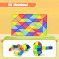 Colored Magic Cube Toys Magic Rule Snake Multi-color Puzzle Fidget