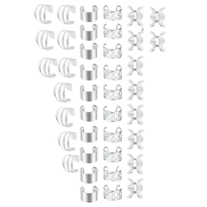 40PCS Hair Jewelry for Braids  Hair Cuffs Multi Style Rings Adjustable