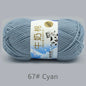 50Gram/Set Milk Cotton Yarn Crochet Line High-quality 5 Strand Milk