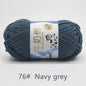 50Gram/Set Milk Cotton Yarn Crochet Line High-quality 5 Strand Milk