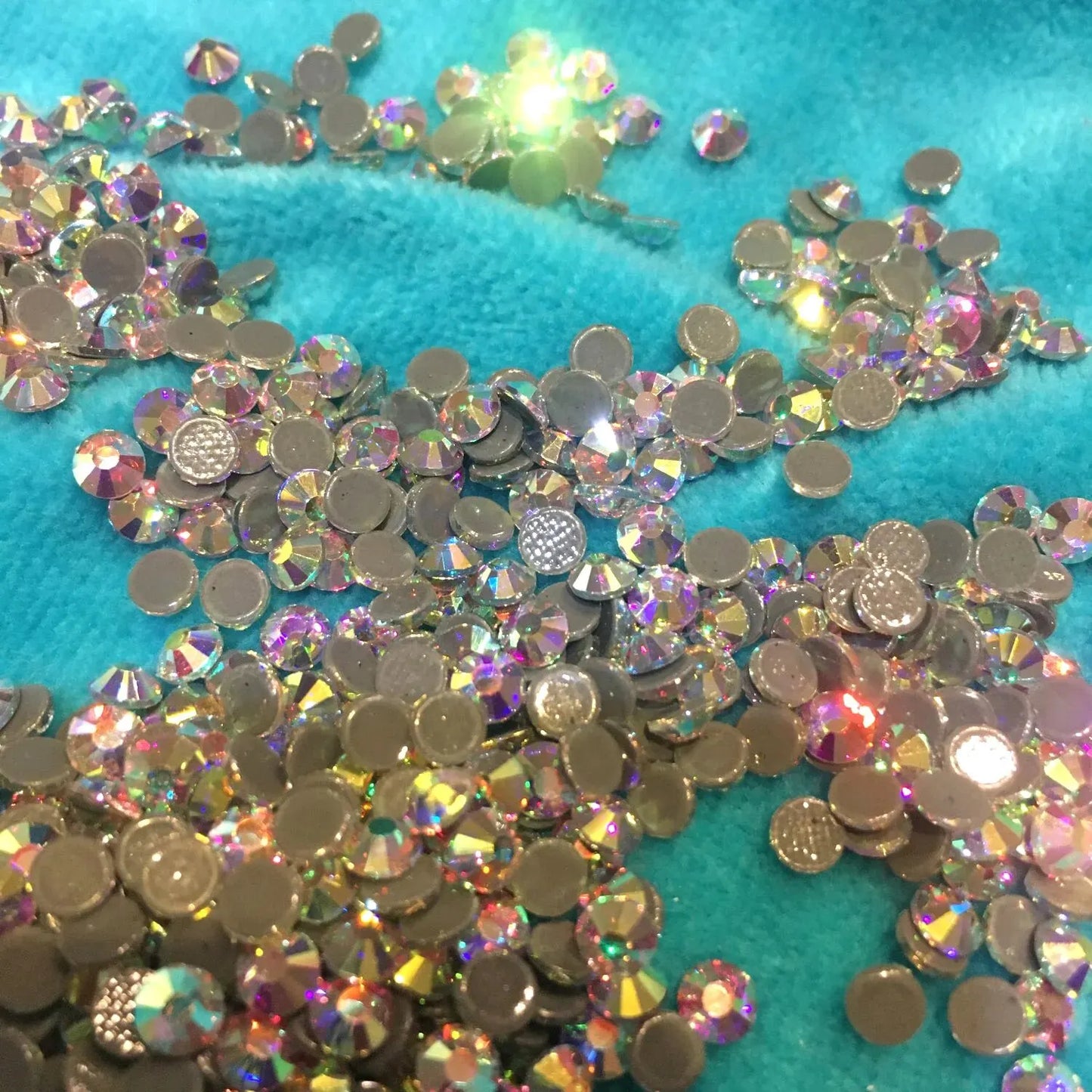 Crystal Clear AB Hotfix Rhinestones Glass Strass Hot Fix Rhinestones
