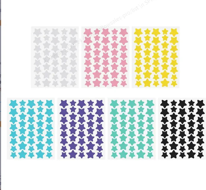 40pcs pieces of multi-color star acne patches, facial acne patches