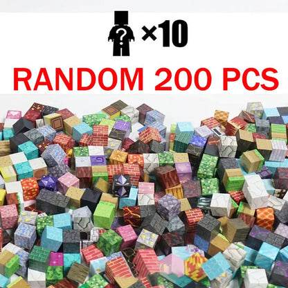10-500PCS Magnetic Building Blocks Toy DIY Magnet Set Bricks Mini