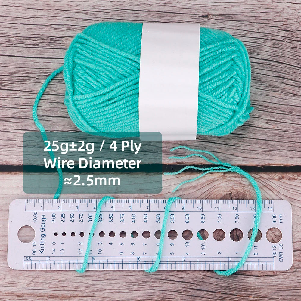 25(50)pcs/bag 4 Ply Milk Cotton Yarn For Hand Knitting Crocheting