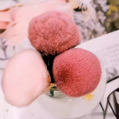 Pink Rose Soft Brush For Manicure Nail Art Dust Brush Nail Dust Brush