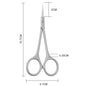 Stainless Steel Cuticle Scissors Dead Skin Remover For Nails Art