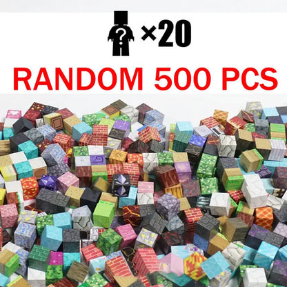 10-500PCS Magnetic Building Blocks Toy DIY Magnet Set Bricks Mini