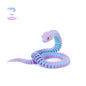 New 30cm 3D Printed Snake Decoration 3D Printed Animals Desk