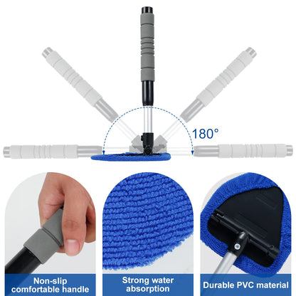 Window Scraping Mist Eliminator Microfiber Car Window Cleaner