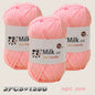 150g milk yarn handmade medium coarse DIY weaving yarn ball for