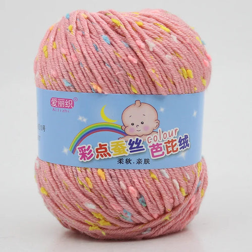 High Quality Worsted Wool Thread Colorful Eco-dyed Needlework Baby