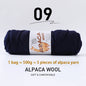 500g High-Quality Alpaca Wool Yarn 245 Thick Wool Yarn Casual Knitting