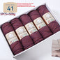 500g 1 Large Bag of Alpaca Wool Chunky Knitting Yarn, Handmade