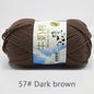 50Gram/Set Milk Cotton Yarn Crochet Line High-quality 5 Strand Milk