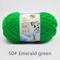 50Gram/Set Milk Cotton Yarn Crochet Line High-quality 5 Strand Milk