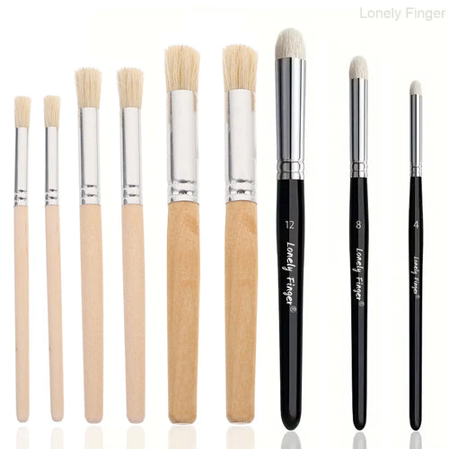 Miniature Paint Brushes Drybrush Set, Detail Paint Brushes for