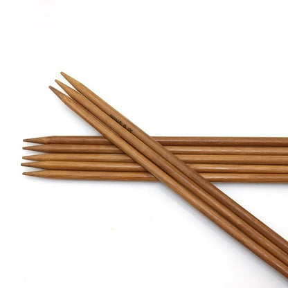 36PCS 18th Sweater Needle Carbonized Bamboo Crochet Single-pointed