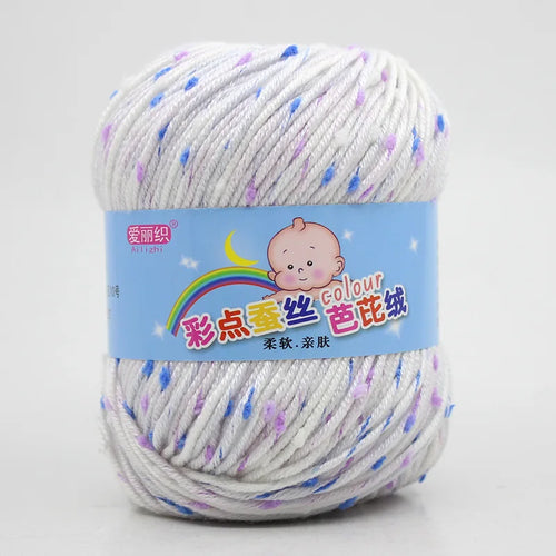 High Quality Worsted Wool Thread Colorful Eco-dyed Needlework Baby