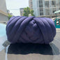 1KG 1000G Super Velvet Chunky Yarn Thick Bulky Giant Thread White Bag