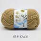 50Gram/Set Milk Cotton Yarn Crochet Line High-quality 5 Strand Milk