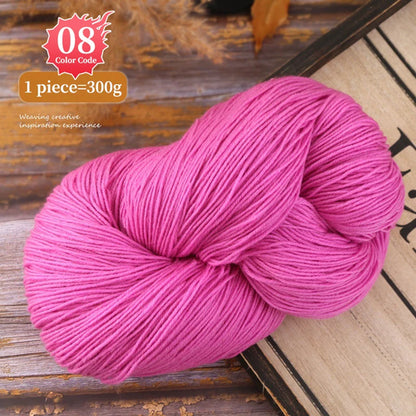300g Alpaca Wool Yarn in Multiple Optional Colors, Used for Knitting