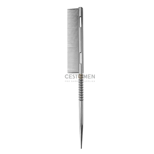 New Design Rat Tail Aluminium Styling Comb Professional Barber Heat